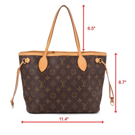 lv neverfull mm size in inches|lv neverfull dimensions.